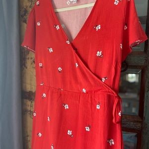 Popsugar Floral Wrap Dress